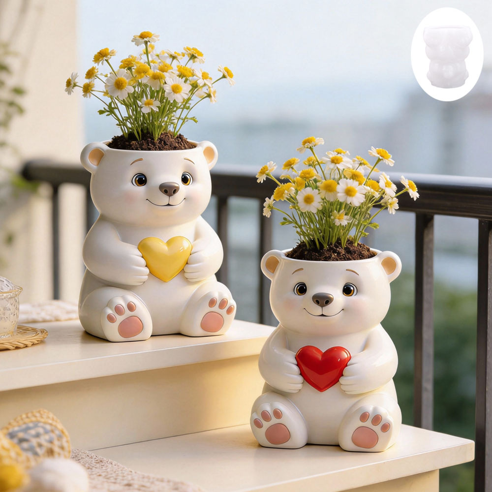 Candle Making Tutorial - Cement Mold Cartoon Plaster Vase Mold