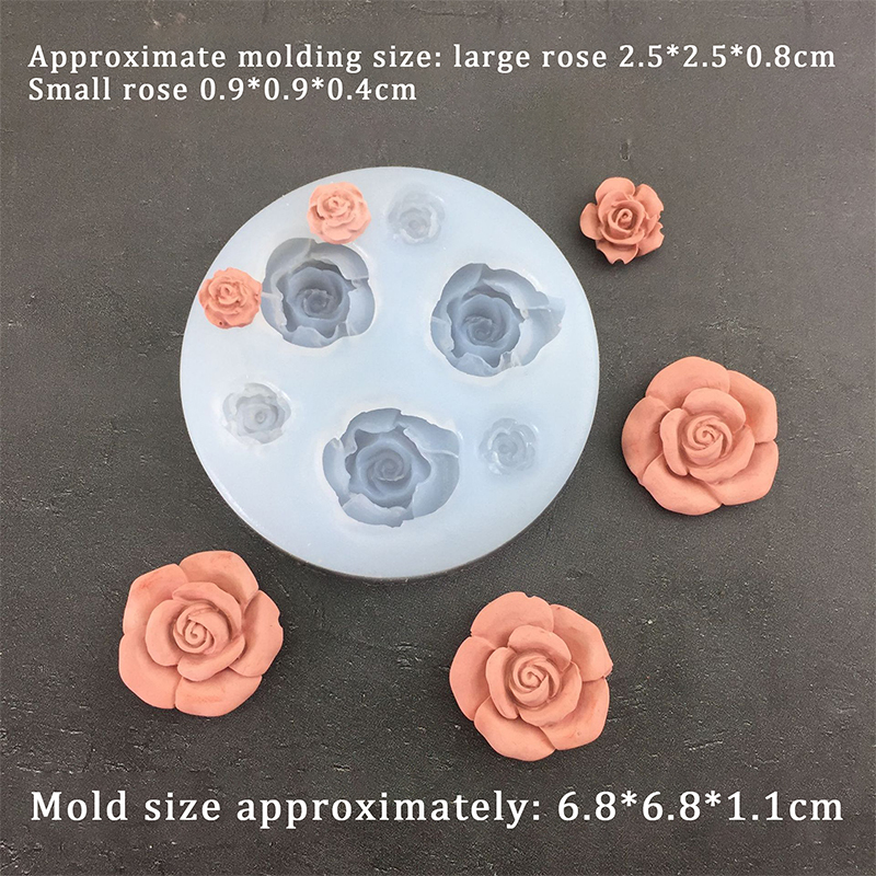 3D Rose Flower Shape Leaf Sili - Candle Making Tutorial review and price