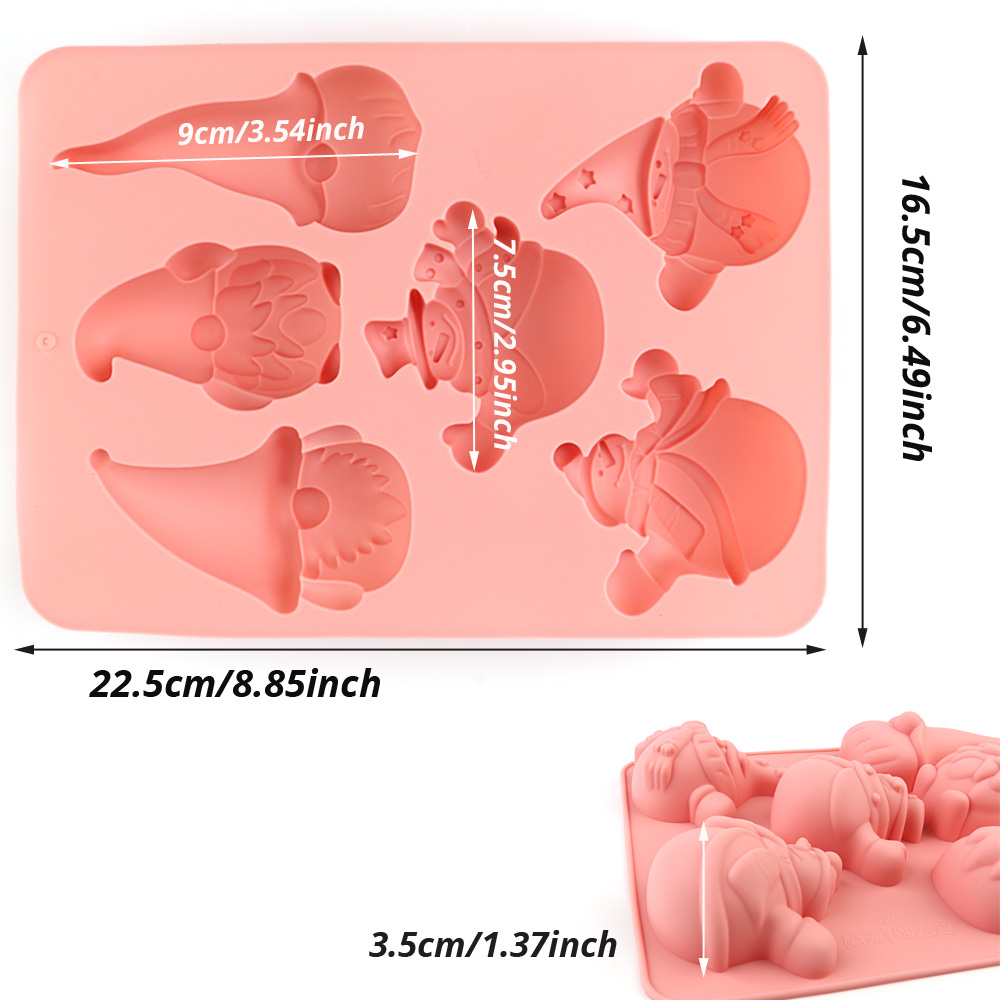 6-Cavity Christmas Gnome Cake  - Candle Making Material review and price