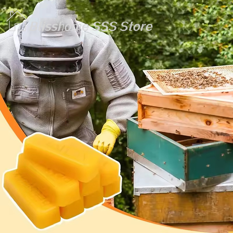 【S】4/8Pcs Pure Beeswax Blocks, - Candle Making Material review and price