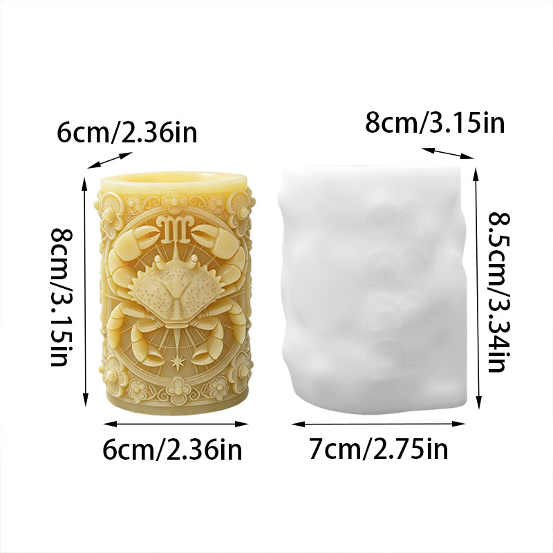 Cancer Zodiac Star Sign Blue C - Candle Making Workshop review and price