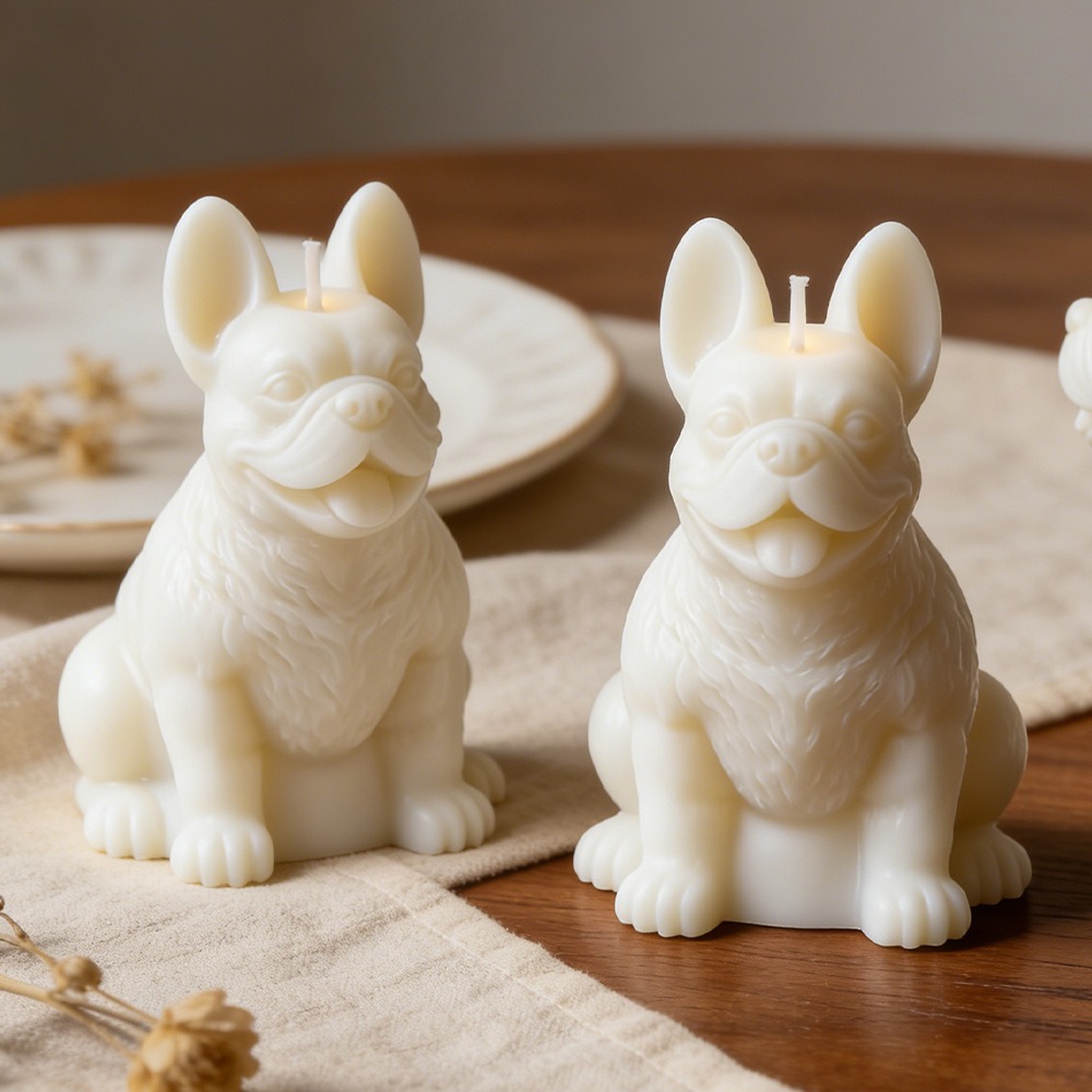 Dog Shape Silicone Mold Cute 3 - Candle Making Event review and price