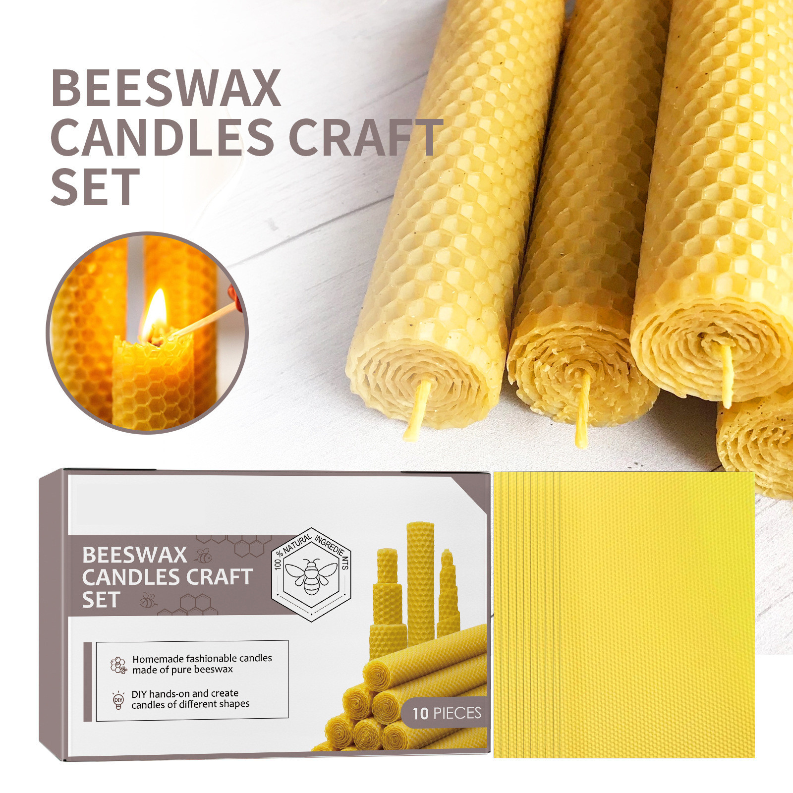 Beeswax Sheets Candle Making C - Candle Making Event review and price