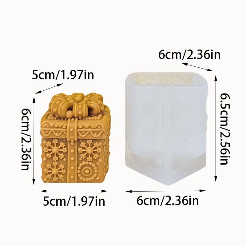 Christmas Gift Box Candle Mold - Candle Making Workshop review and price