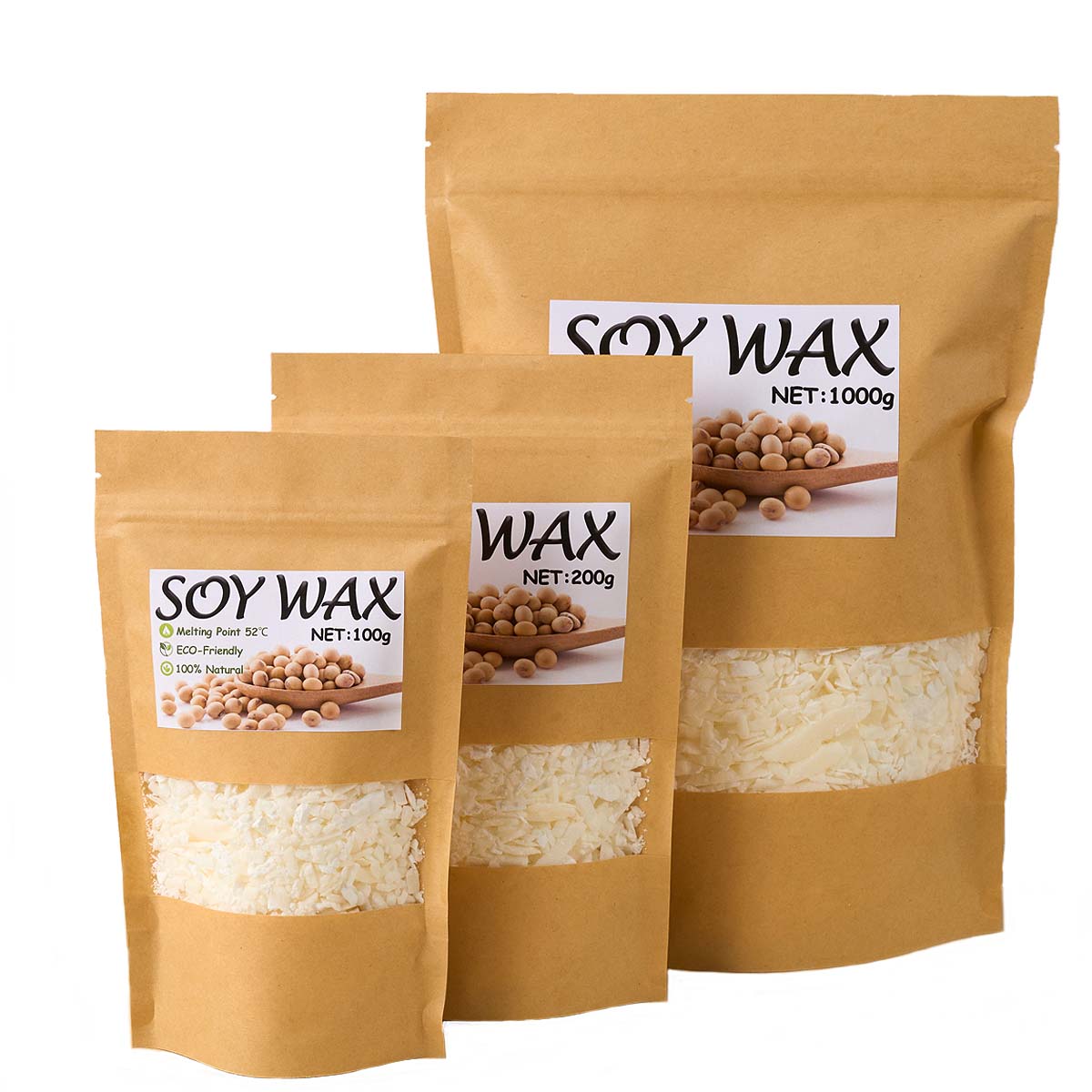 1 Pounds Pure White Soy Wax Fo - Candle Making Material review and price