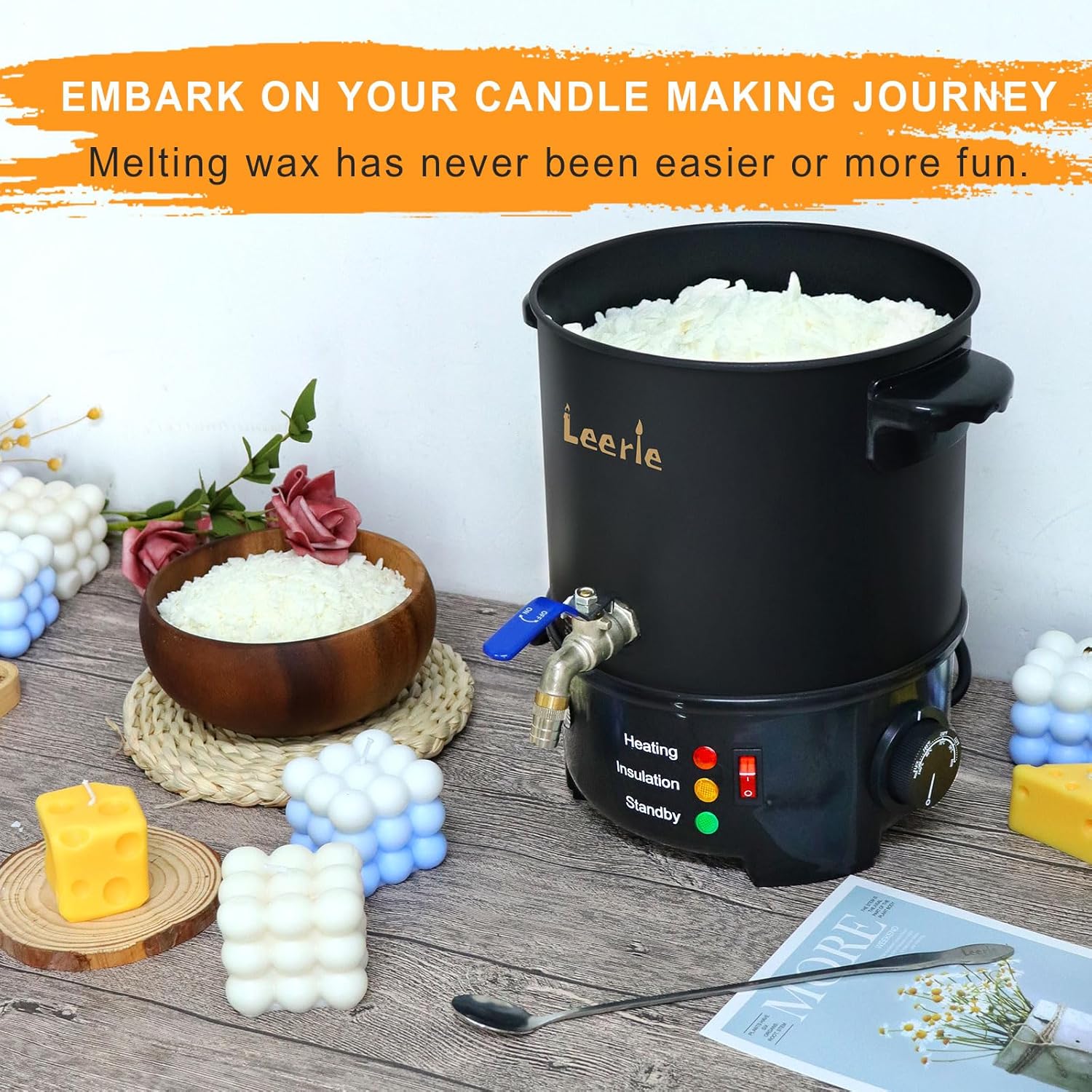 10Lbs Wax Melter for Candle Ma - Candle Making Tempe review and price