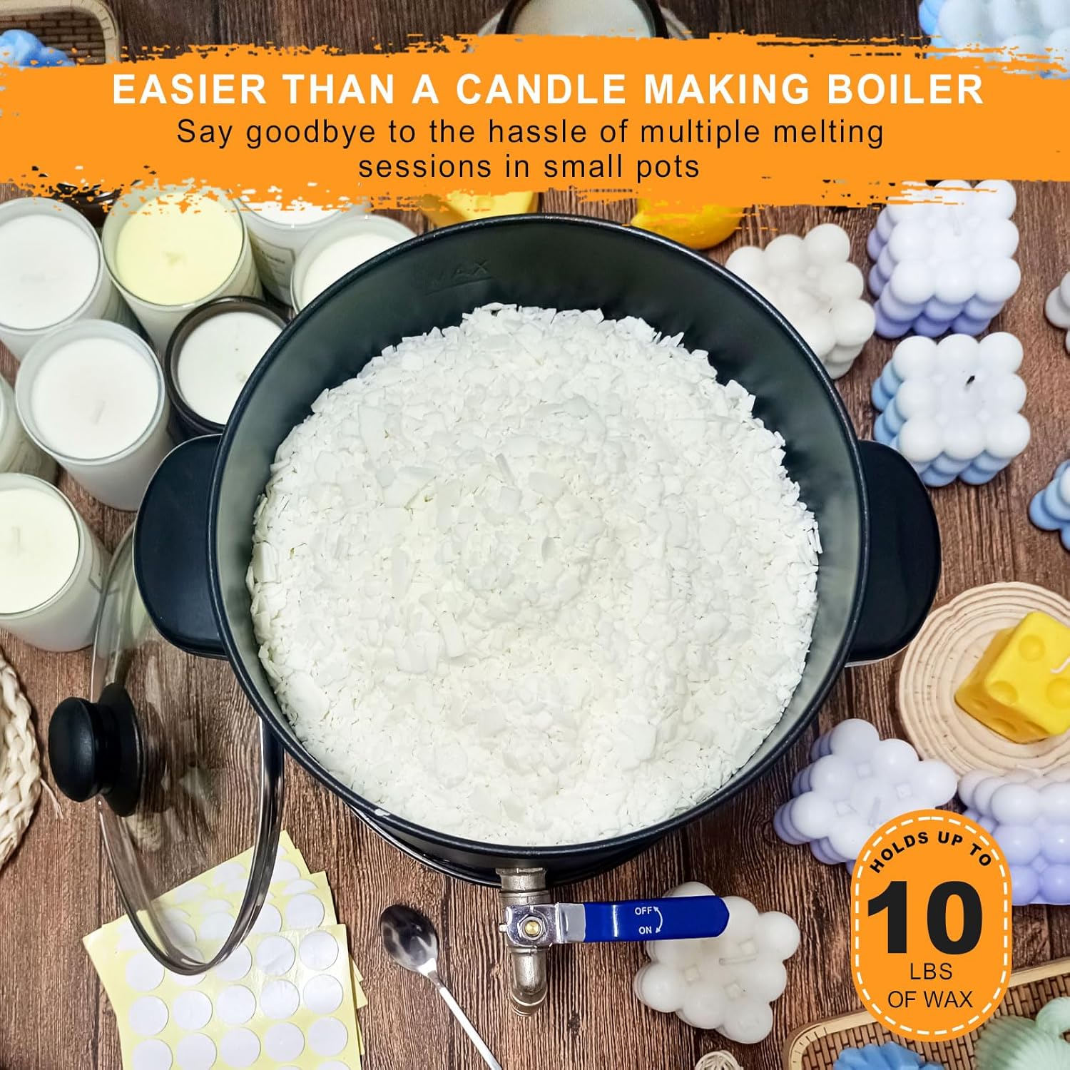 10Lbs Wax Melter for Candle Ma - Candle Making Tempe review and price
