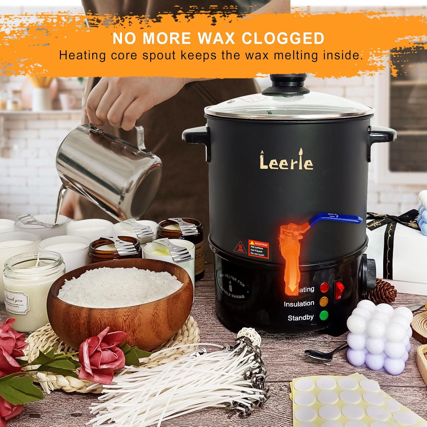 10Lbs Wax Melter for Candle Ma - Candle Making Tempe review and price
