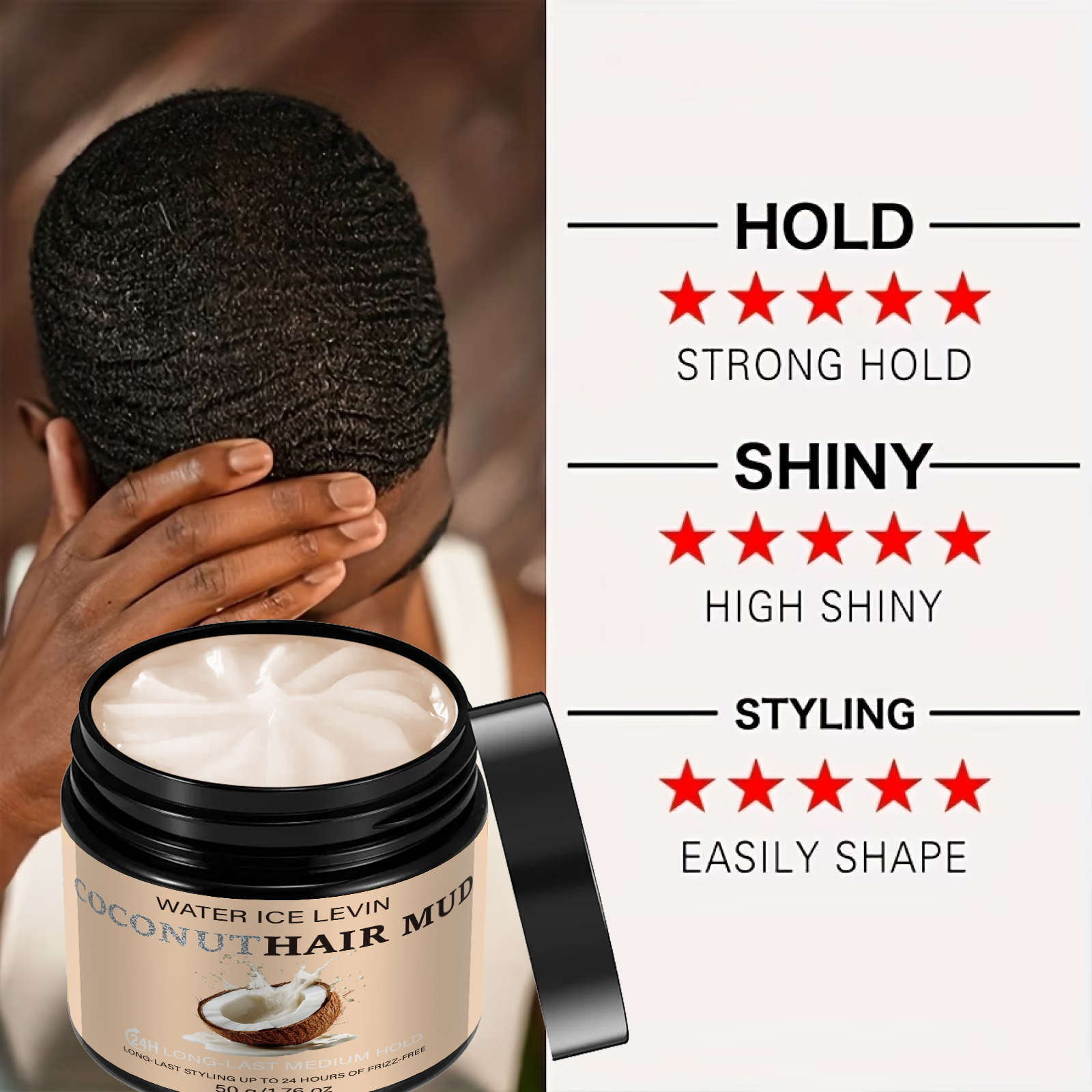 Water Ice Levin Coconut Hair M - Coconut Wax Flake review and price