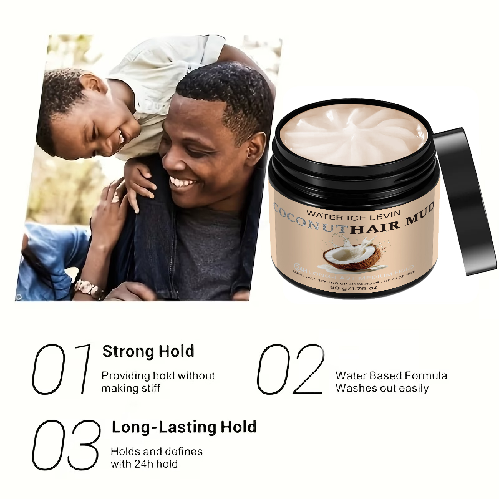 Water Ice Levin Coconut Hair M - Coconut Wax Flake review and price