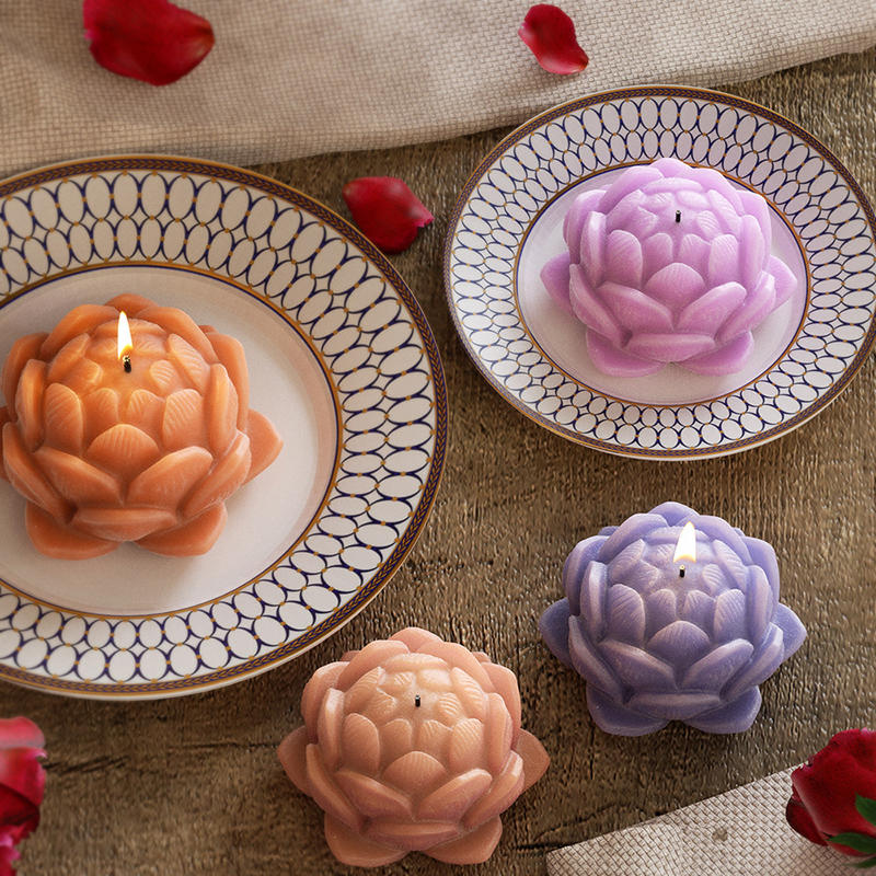 1PC Lotus Flower Candle Mold S - Candle Making Tutorial review and price