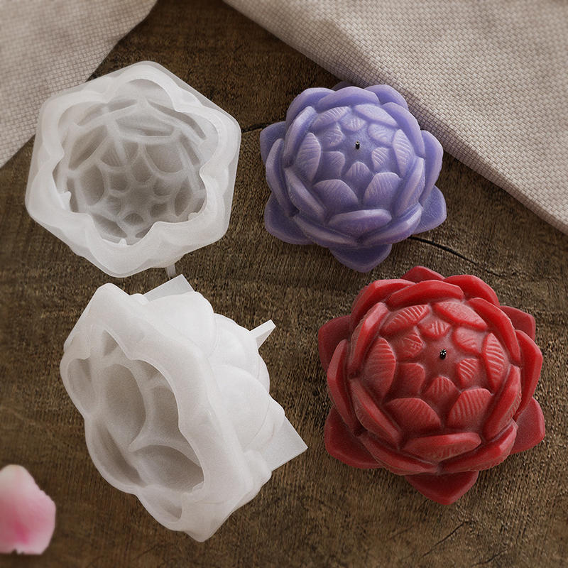 1PC Lotus Flower Candle Mold S - Candle Making Tutorial review and price