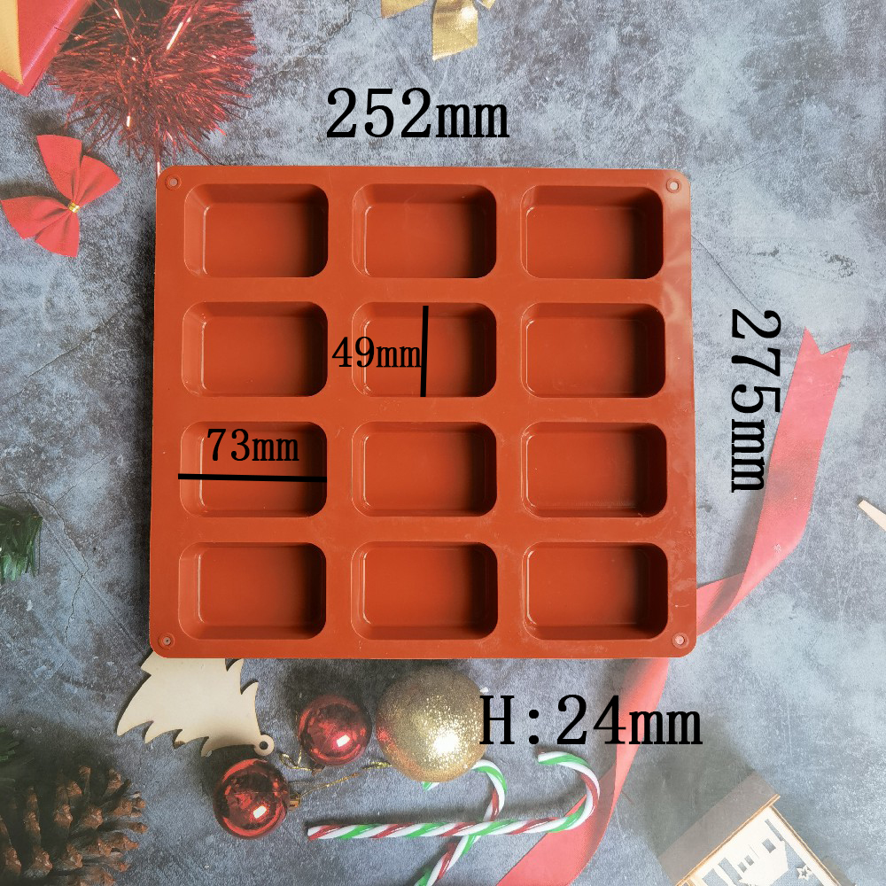 12 Cavity Square Silicone Soap - Candle Making Workshop review and price