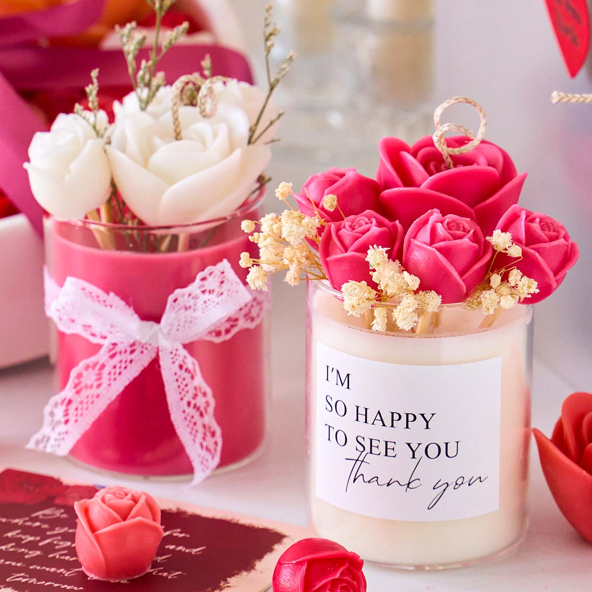 Rose Flower Candle Silicone Mo - Candle Making Workshop review and price