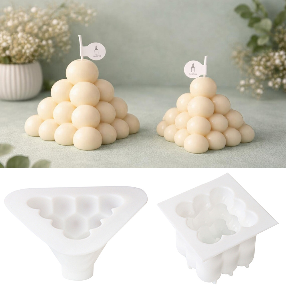 3D Bubble Cube Silicone Candle - Candle Making Workshop review and price