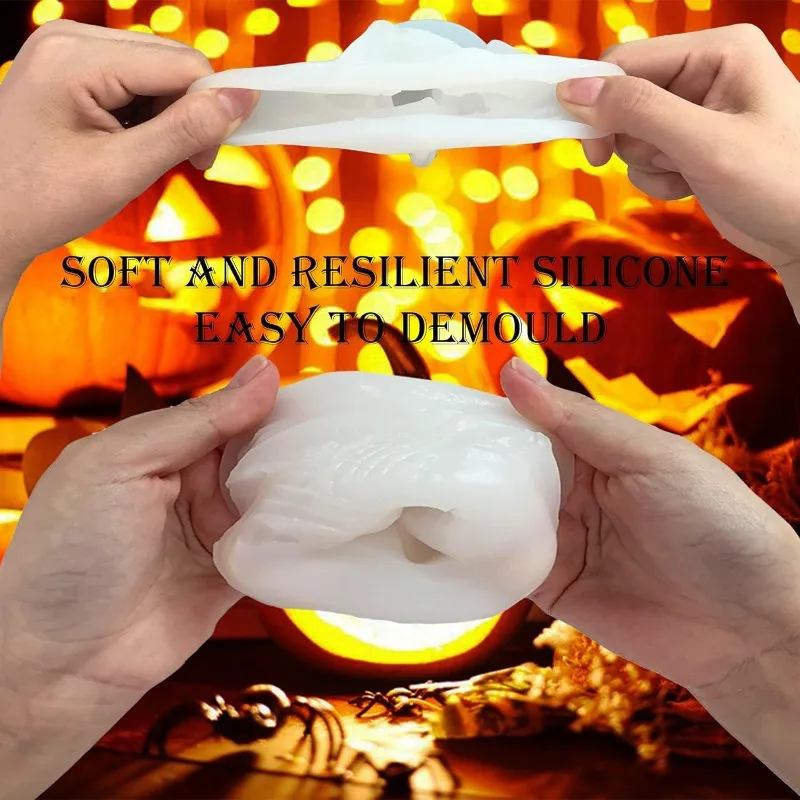 3D Rose Flower Skull Silicone  - Candle Making Event review and price