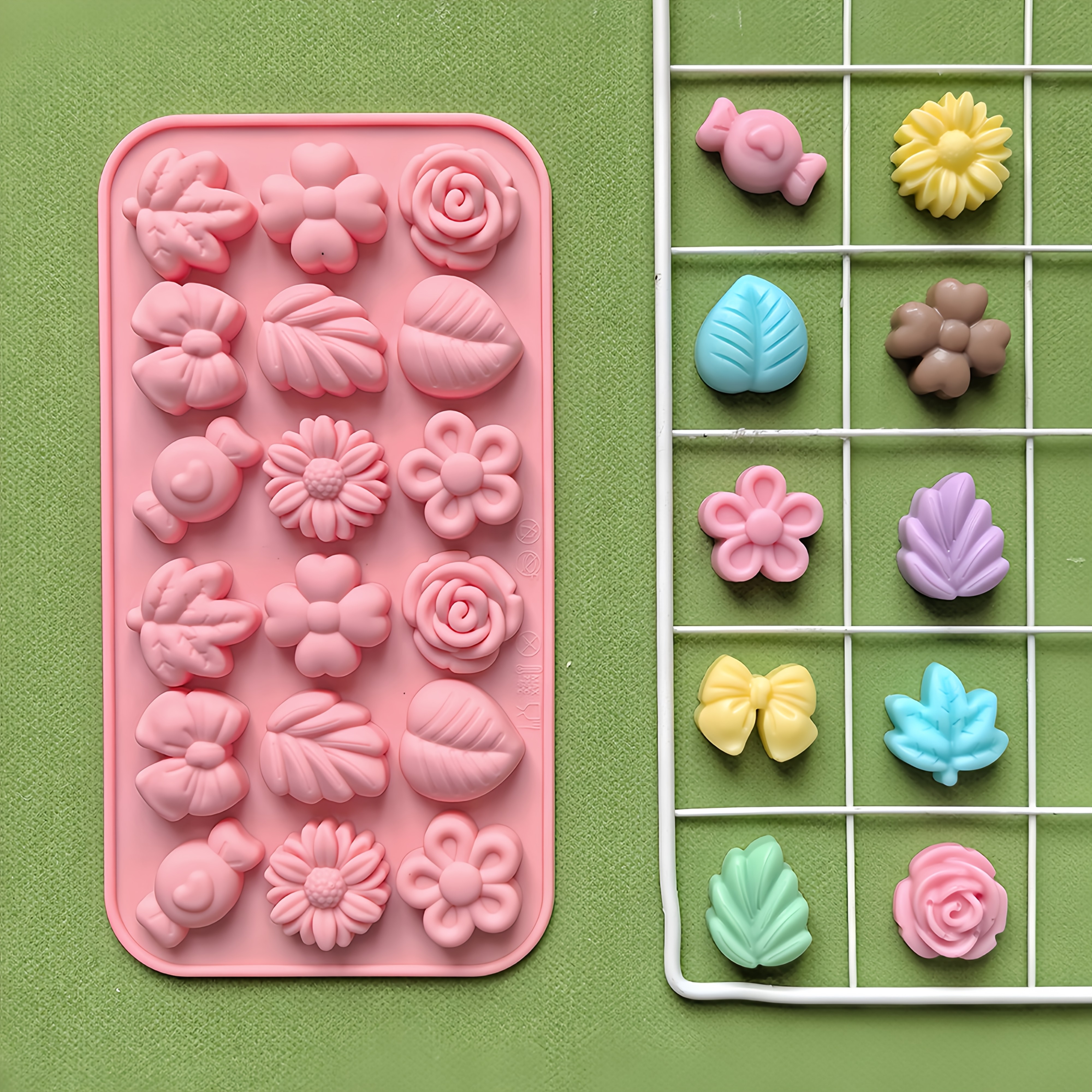 18pcs Silicone Candle Molds -  - Candle Making Workshop review and price