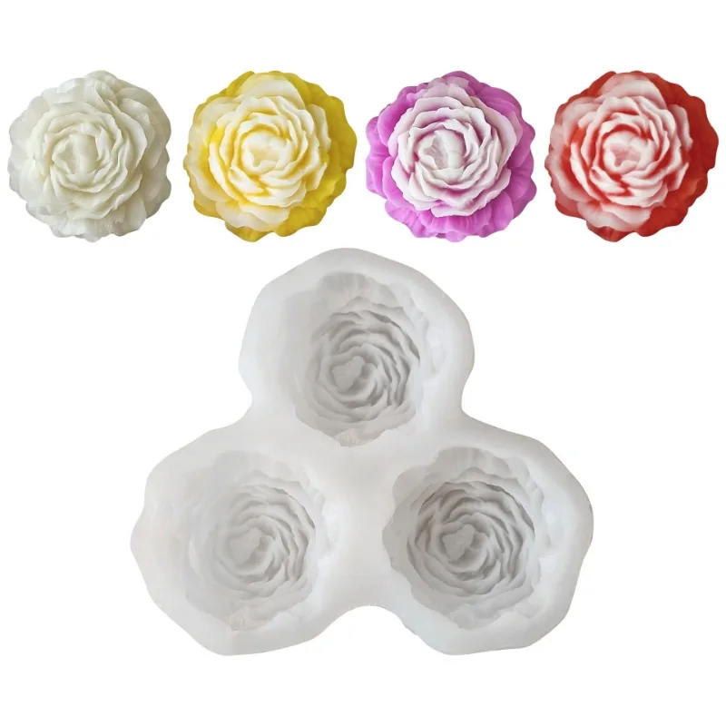Peony Flower Candle Silicone M - Candle Making Tutorial review and price
